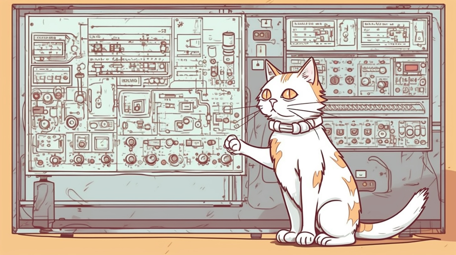 pwaldhauer_a_cat_pointing_at_a_whiteboard_showing_a_big_schemat_b9c07701-d4d6-4592-8c75-1dccb8bdd5dd.jpg